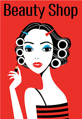 헤어스타일 여자 일러스트 관리 한명 상반신 성인 뷰티 립스틱 헤어롤 스타일 국내일러스트 AI파일 1 사람 화장품 미용용품 파일형식 벡터