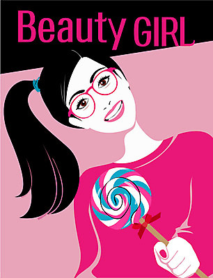 여자 안경 일러스트 관리 막대사탕 사탕 한명 들기 상반신 성인 뷰티 스타일 국내일러스트 AI파일 1 잡화 모션 디저트 사람 파일형식 벡터