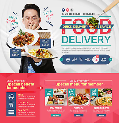 PSD 템플릿 남자 웹템플릿 피자 이벤트페이지 파스타 한명 이벤트 20대 성인 치킨 초밥 한국인 성인남자한명만 이미지템플릿 1 패스트푸드 서양음식 사람 동양인 청년 페이지 닭고기요리 일본음식 남자한명만 성인남자만 파일형식