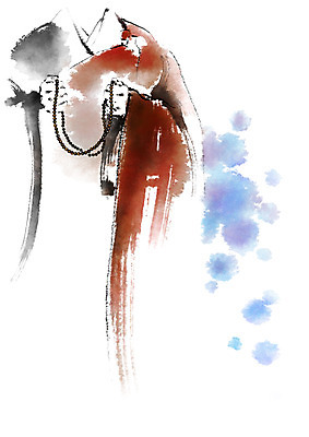 PSD 종교 불교 일러스트 캘리그라피 붓터치 들기 상반신 신체부위 승려 번짐 염주 국내일러스트 모션 사람 성직자 불교용품 파일형식 효과