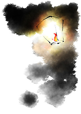 PSD 불교 일러스트 캘리그라피 불꽃 사람없음 번짐 연등행사 풍등 국내일러스트 종교 불 조명 이벤트 파일형식 효과