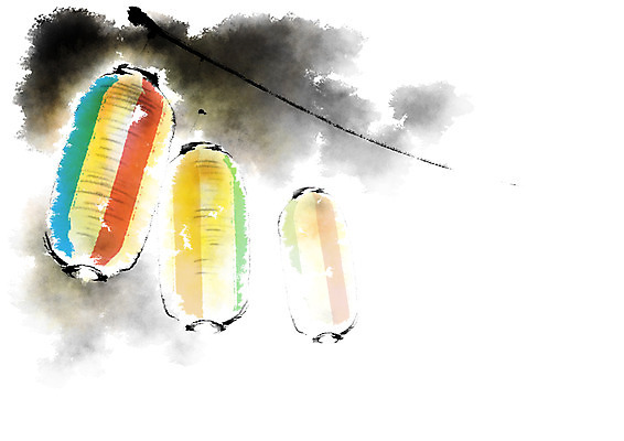 PSD 불교 일러스트 캘리그라피 붓터치 조명 사람없음 번짐 연등행사 국내일러스트 종교 이벤트 파일형식 효과