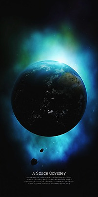 PSD 편집이미지 지구 백그라운드 사람없음 3D 우주 행성 화려 신비 디지털합성 은하계 태양계 운석 디지털아트 이미지편집 편집3D 컨셉 파일형식