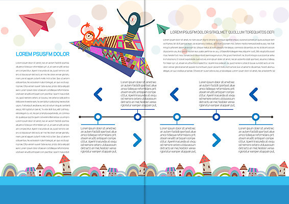 템플릿 캐릭터 표지디자인 북디자인 출판디자인 내지 어린이 리플렛 북커버 상상 주택 팜플렛 두명 마을 종이비행기 집모양 이미지템플릿 AI파일 모양 사람 건물 종이접기 파일형식 벡터