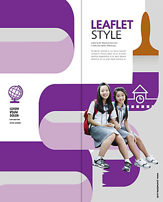 PSD 템플릿 학생 표지디자인 북디자인 출판디자인 여자 교육 표지 교복 리플렛 2단접지 북커버 학교 청소년 책가방 웃음 앉기 팜플렛 두명 지구본 한국인 청소년교육 페인트붓 이미지템플릿 옷 가방 모션 표정 사람 동양인 붓 파일형식
