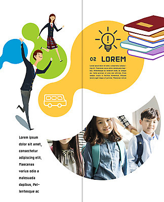 PSD 템플릿 학생 표지디자인 북디자인 출판디자인 여자 교육 남자 교복 내지 초등학생 어린이 리플렛 2단접지 북커버 전구 팜플렛 여러명 10대 책 쌓기 한국인 이미지템플릿 옷 다수 모션 청소년 사람 동양인 파일형식 인종