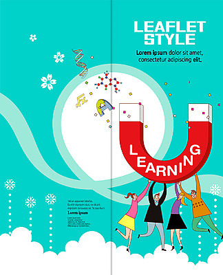 PSD 템플릿 표지디자인 북디자인 출판디자인 여자 교육 표지 남자 리플렛 과학 2단접지 북커버 들기 팜플렛 여러명 염색체 U자형자석 분자구조 이미지템플릿 다수 모션 사람 생명공학 자석 파일형식