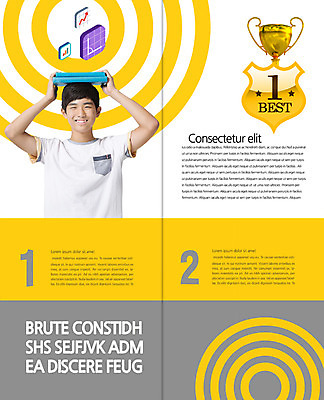 PSD 템플릿 학생 표지디자인 북디자인 출판디자인 교육 남자 내지 리플렛 2단접지 북커버 청소년 한명 웃음 팜플렛 상반신 책 한국인 트로피 청소년교육 머리위 이미지템플릿 1 표정 사람 동양인 상_우승 파일형식