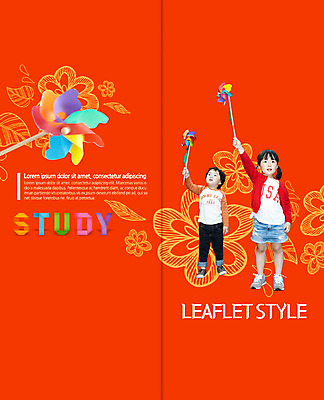 PSD 템플릿 표지디자인 북디자인 출판디자인 여자 어린이교육 교육 표지 남자 꽃 어린이 리플렛 2단접지 북커버 서기 팜플렛 두명 한국인 바람개비 이미지템플릿 식물 모션 사람 동양인 파일형식