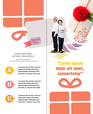 PSD 템플릿 표지디자인 북디자인 출판디자인 여자 할아버지 노년 남자 내지 할머니 리플렛 2단접지 북커버 서기 팜플렛 성인 두명 옆모습 팔짱 한국인 등맞대기 감사카드 60대 어버이날 카네이션 이미지템플릿 기념일 꽃 뷰포인트 모션 카드_감사 사람 동양인 파일형식