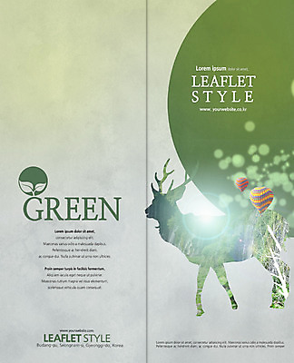 PSD 템플릿 표지디자인 북디자인 출판디자인 표지 실루엣 리플렛 2단접지 북커버 사슴 팜플렛 사람없음 자연보호 그린캠페인 열기구 에코 그린데이 이미지템플릿 캠페인 포유류 항공교통 데이이벤트 자연 촬영기법 환경 보호 파일형식