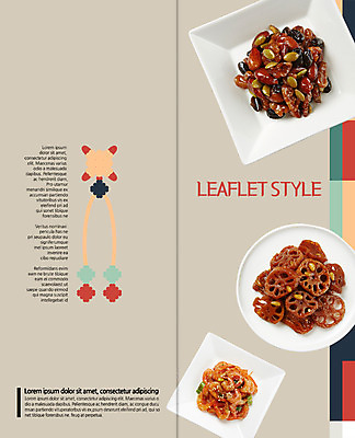 PSD 템플릿 접시 표지디자인 북디자인 출판디자인 표지 한식 음식 리플렛 2단접지 북커버 새우 팜플렛 사람없음 볶음 땅콩 호두 연근 새우볶음 연근조림 이미지템플릿 식기 채소 갑각류 견과류 조림 파일형식