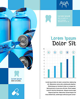PSD 템플릿 표지디자인 북디자인 출판디자인 내지 리플렛 2단접지 북커버 의학 그래프 치과 주사기 팜플렛 사람없음 알약 치아 주사약 이미지템플릿 의료기기 병원 약 소화기관 파일형식
