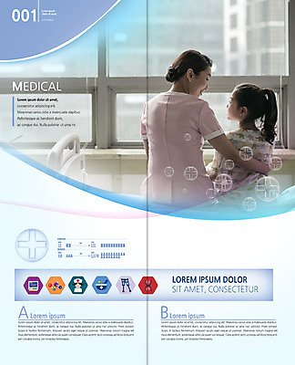 PSD 템플릿 표지디자인 북디자인 출판디자인 여자 내지 어린이 리플렛 2단접지 북커버 의학 병원 팜플렛 상반신 성인 두명 뒷모습 30대 한국인 환자 간호사 이미지템플릿 뷰포인트 사람 동양인 장년 의료진 파일형식