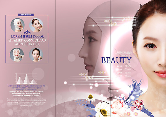 PSD 템플릿 우먼라이프 표지디자인 북디자인 출판디자인 여자 꽃 내지 리플렛 북커버 3단접지 팜플렛 여러명 상반신 20대 성인 뷰티 한국인 성형수술 붕대 의료성형뷰티 이미지템플릿 식물 라이프스타일 다수 사람 동양인 청년 수술 파일형식