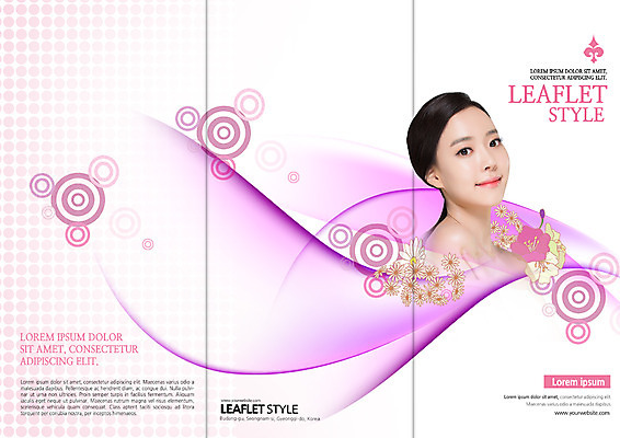 PSD 템플릿 우먼라이프 표지디자인 북디자인 출판디자인 여자 표지 리플렛 꽃무늬 북커버 3단접지 한명 팜플렛 상반신 20대 성인 뷰티 한국인 의료성형뷰티 이미지템플릿 1 라이프스타일 꽃 무늬 사람 동양인 청년 파일형식