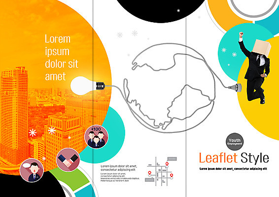 PSD 템플릿 표지디자인 북디자인 출판디자인 표지 남자 리플렛 북커버 비즈니스 전구 3단접지 악수 빌딩 팜플렛 여러명 성인 30대 상자 지구본 점프 도시 비즈니스맨 약도 이미지템플릿 다수 지도 모션 사람 손짓 건물 장년 직장인 파일형식