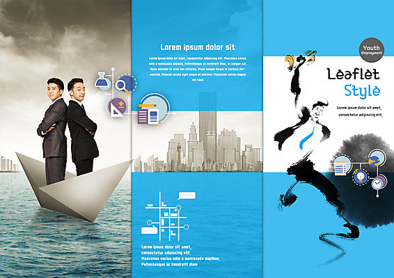 PSD 템플릿 표지디자인 북디자인 출판디자인 표지 남자 리플렛 바다 북커버 비즈니스 3단접지 빌딩 팜플렛 20대 성인 세명 팔짱 한국인 등맞대기 비즈니스맨 트로피 종이배 약도 이미지템플릿 지도 모션 사람 동양인 청년 건물 직장인 상_우승 종이접기 파일형식