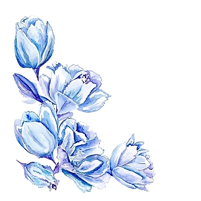 JPG 해외이미지 식물 꽃 꽃다발 일러스트 붓터치 수채화 사람없음 튤립 모서리 그림 번짐 비네팅 스크랩북 해외202004 해외일러스트 촬영기법 파일형식 효과 이미지허브