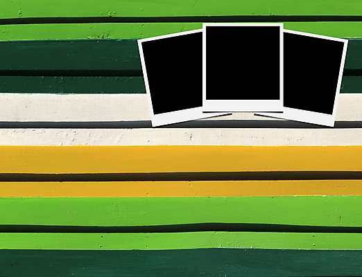 포토 JPG 해외이미지 프레임 사람없음 초록색 줄무늬 폴라로이드사진 가로줄 목업 해외202004 해외포토 선 컬러 무늬 폴라로이드 파일형식 이미지허브