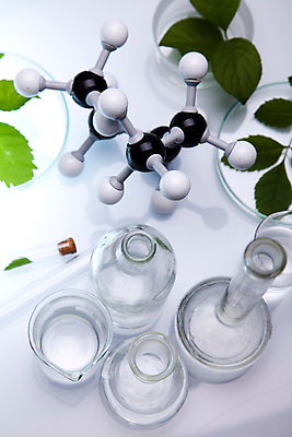 포토 JPG 해외이미지 식물 잎 실내 실험 사람없음 액체 화학 실험실 플라스크 시험관 흰배경 비커 화학실험 분자구조모형 샬레 해외202004 해외포토 과학 백그라운드 실험기구 내부 모형 흰색 분자구조 파일형식 이미지허브