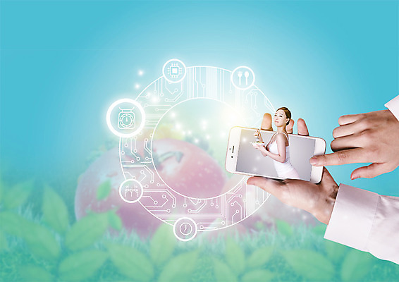 PSD 편집 편집이미지 손 여자 다이어트 토마토 나뭇잎 스마트라이프 상반신 20대 성인 두명 옆모습 신체부위 스마트폰 한국인 스마트 손하트 이미지편집 라이프스타일 뷰포인트 컨셉 잎 채소 건강 사람 동양인 손짓 청년 핸드폰 스마트기기 파일형식