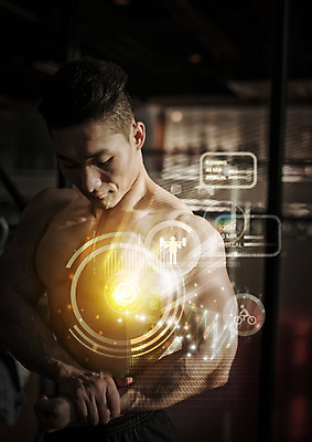 PSD 편집 편집이미지 남자 근육 상의탈의 스마트라이프 한명 상반신 성인 30대 빛 헬스 한국인 스마트 이미지편집 1 라이프스타일 컨셉 탈의 사람 동양인 장년 운동 파일형식