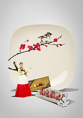 PSD 편집 편집이미지 접시 여자 꽃 한식 음식 캘리그라피 안내 한명 서기 20대 성인 앞치마 한국인 한복 참새 갈비 이미지편집 식물 1 한국전통 식기 모션 조류 육류 사람 동양인 청년 전통의상 파일형식