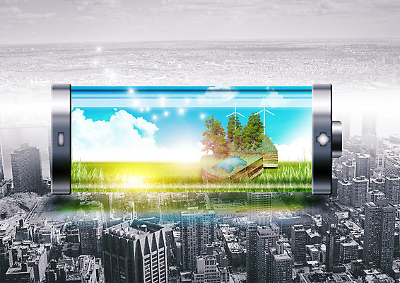 PSD 나무 구름 편집 편집이미지 하늘 빌딩 사람없음 자연보호 환경 그린캠페인 도시 그린에너지 풍력에너지 건전지 이미지편집 자연요소 식물 캠페인 자연 건물 에너지 보호 파일형식