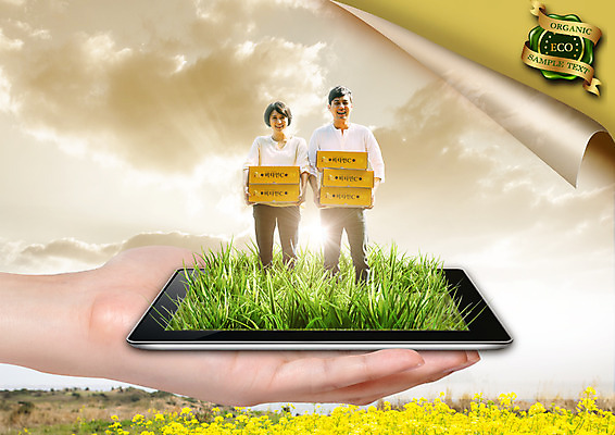 PSD 구름 편집 편집이미지 손 부부 여자 남자 꽃 하늘 웃음 들기 잔디 성인 두명 상자 태블릿 라벨 환경 한국인 수확 에코 유기농 귀농 그린슈머 이미지편집 자연요소 식물 웰빙 커플 농업 모션 프레임 표정 사람 동양인 신체부위 전자제품 스마트기기 파일형식