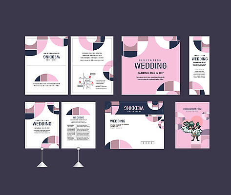 도형 템플릿 배너템플릿 여자 남자 결혼 무늬 곡선 이벤트 두명 세트 현수막 전단 청첩장 엽서 초대장 약도 소봉투 행사세트 행사템플릿 AI파일 배너 선 지도 편지봉투 카드_감사 사람 편지 홍보물 파일형식 벡터