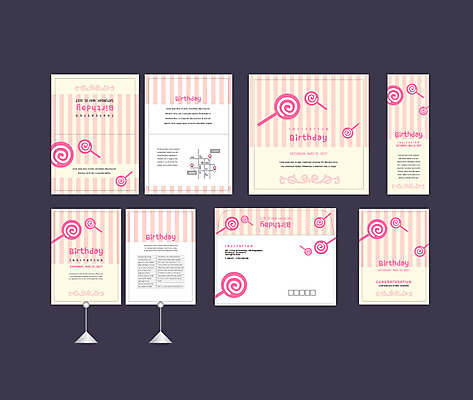템플릿 배너템플릿 막대사탕 이벤트 사람없음 세트 줄무늬 현수막 생일 전단 엽서 초대장 생일축하 약도 소봉투 행사세트 행사템플릿 AI파일 배너 기념일 지도 무늬 편지봉투 카드_감사 사탕 축하 편지 홍보물 파일형식 벡터