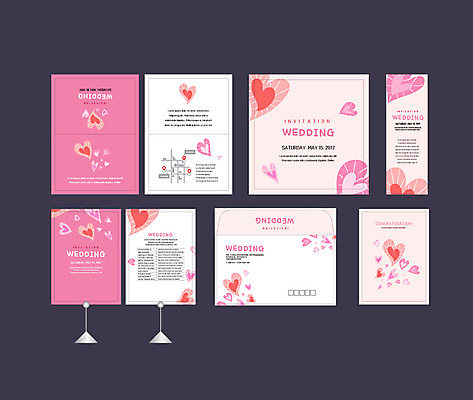 템플릿 배너템플릿 결혼 이벤트 사람없음 세트 현수막 하트 전단 청첩장 엽서 초대장 약도 소봉투 행사세트 행사템플릿 AI파일 모양 배너 지도 편지봉투 카드_감사 편지 홍보물 파일형식 벡터