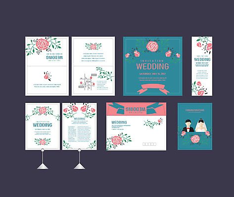 템플릿 배너템플릿 여자 남자 결혼 이벤트 두명 세트 장미 현수막 전단 청첩장 엽서 초대장 약도 꽃프레임 소봉투 행사세트 행사템플릿 AI파일 배너 꽃 지도 편지봉투 카드_감사 프레임 사람 편지 홍보물 파일형식 벡터