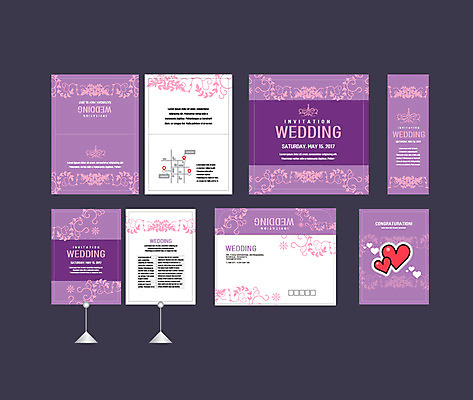 템플릿 배너템플릿 결혼 이벤트 사람없음 세트 현수막 하트 전단 청첩장 엽서 초대장 약도 당초문 소봉투 행사세트 행사템플릿 AI파일 모양 문양 배너 지도 편지봉투 카드_감사 편지 홍보물 파일형식 벡터