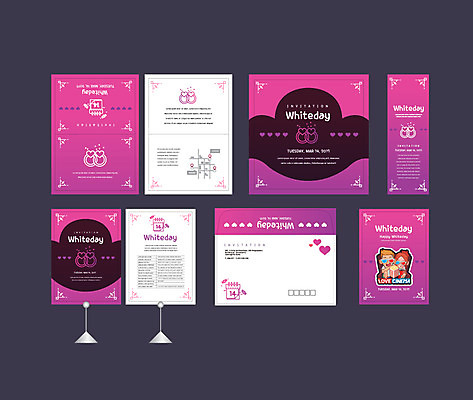 템플릿 커플 배너템플릿 여자 남자 화이트데이 이벤트 두명 세트 현수막 하트 반지 전단 엽서 초대장 커플반지 팝콘 약도 3D안경 소봉투 행사세트 행사템플릿 AI파일 모양 배너 안경 지도 장신구 관계 데이이벤트 편지봉투 카드_감사 사람 편지 홍보물 파일형식 벡터