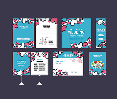 템플릿 커플 배너템플릿 여자 남자 결혼 사랑 이벤트 세트 현수막 하트 전단 청첩장 엽서 초대장 약도 소봉투 행사세트 행사템플릿 AI파일 모양 배너 감정 지도 관계 편지봉투 카드_감사 사람 편지 홍보물 파일형식 벡터