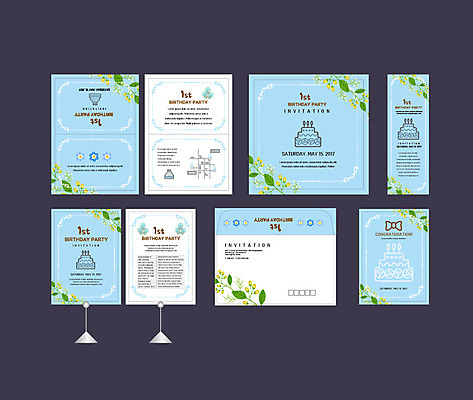 템플릿 배너템플릿 이벤트 사람없음 세트 케이크 현수막 생일 전단 엽서 초대장 생일축하 약도 돌잔치 첫돌 소봉투 행사세트 행사템플릿 AI파일 배너 기념일 지도 디저트 편지봉투 카드_감사 돌_생일 축하 편지 홍보물 파일형식 벡터