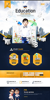 PSD 템플릿 영어 여자 어린이교육 교육 남자 어린이 웹템플릿 책 세명 홈페이지 홈페이지시안 한국인 랜딩페이지 이미지템플릿 문자 사람 동양인 파일형식