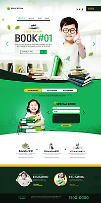 PSD 템플릿 여자 어린이교육 교육 남자 어린이 웹템플릿 여러명 책 홈페이지 홈페이지시안 한국인 랜딩페이지 어린이만 이미지템플릿 다수 사람 동양인 파일형식