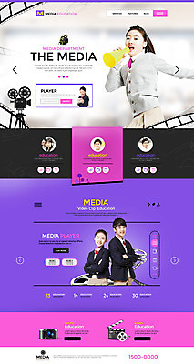 PSD 템플릿 여자 교육 남자 초등학생 어린이 웹템플릿 청소년 사이트템플릿 여러명 10대 홈페이지 카메라 홈페이지시안 한국인 클래퍼보드 방송반 이미지템플릿 학생 다수 사람 동양인 전자제품 파일형식