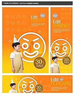 PSD 배너 배너템플릿 남자 가로배너 ZIP 포스터 세로배너 어린이 한명 소년 세트 세일 고깔모자 한국인 현수막 어린이날 템플릿 모자 1 기념일 사람 동양인 가로 세로 파일형식 잡화 인종 이벤트