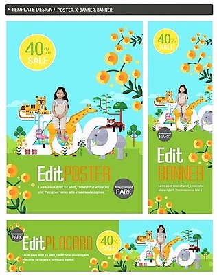 PSD 배너 배너템플릿 여자 가로배너 꽃 ZIP 포스터 세로배너 어린이 동물원 한명 앉기 소녀 세트 세일 한국인 현수막 호랑이 어린이날 기린 너구리 식물 템플릿 1 기념일 포유류 모션 사람 동양인 가로 세로 파일형식