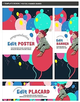 PSD 모자 배너 배너템플릿 남자 가로배너 ZIP 포스터 세로배너 한명 앉기 옆모습 세트 한국인 현수막 아기 풍선 돌잔치 첫돌 템플릿 1 잡화 뷰포인트 모션 사람 동양인 가로 세로 돌_생일 파일형식