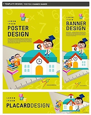 PSD 배너 배너템플릿 여자 어린이교육 교육 남자 가로배너 ZIP 포스터 세로배너 어린이 학사모 학교 책 세명 세트 숫자 블록 현수막 삼각자 컴파스 템플릿 문자 모자_잡화 졸업 문구용품 자 사람 가로 세로 파일형식