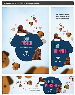 PSD 배너 배너템플릿 가로배너 ZIP 포스터 세로배너 사람없음 세트 현수막 개 반려 템플릿 포유류 가로 세로 파일형식