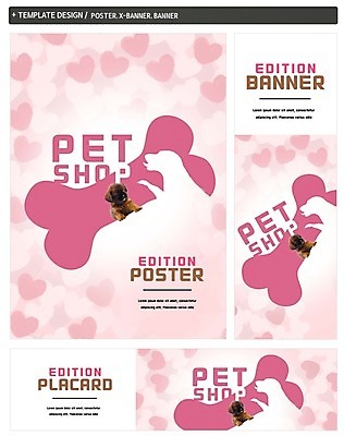 PSD 배너 배너템플릿 가로배너 ZIP 포스터 세로배너 사람없음 세트 현수막 개뼈다귀 반려 애완동물가게 템플릿 가로 세로 상점 애견간식 파일형식