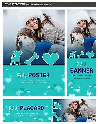PSD 서양인 배너 배너템플릿 여자 가로배너 ZIP 포스터 세로배너 털모자 한명 웃음 20대 성인 세트 현수막 하트 개 개뼈다귀 반려 모양 외국인 템플릿 모자_잡화 1 포유류 표정 사람 청년 가로 세로 애견간식 파일형식