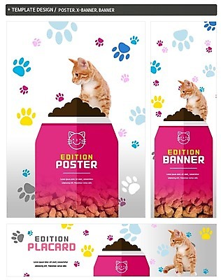 PSD 배너 배너템플릿 가로배너 ZIP 포스터 세로배너 사람없음 반려동물 세트 고양이 현수막 먹이 발자국 반려 동물 템플릿 포유류 자국 가로 세로 파일형식