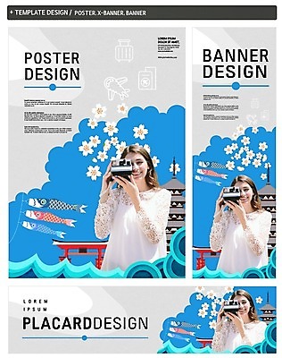 PSD 서양인 배너 배너템플릿 여자 가로배너 ZIP 포스터 세로배너 해외여행 한명 웃음 20대 성인 세트 일본 사진촬영 축제 벚꽃 현수막 일본여행 폴라로이드 토리이 고이노보리 물고기모양 외국인 템플릿 1 해외 문양 꽃 아시아 여행 표정 사람 청년 가로 세로 카메라 촬영 깃발 신사_건축물 일본전통 파일형식